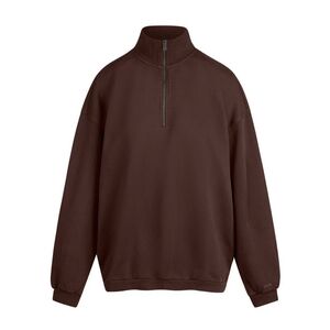 SKIMS Boyfriend Fleece Zip-Up Pullover